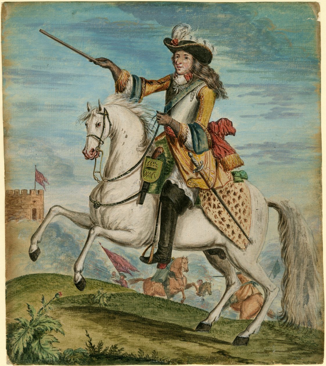 Portræt af William III af England 1650-1702, ca 1690 af Unbekannt