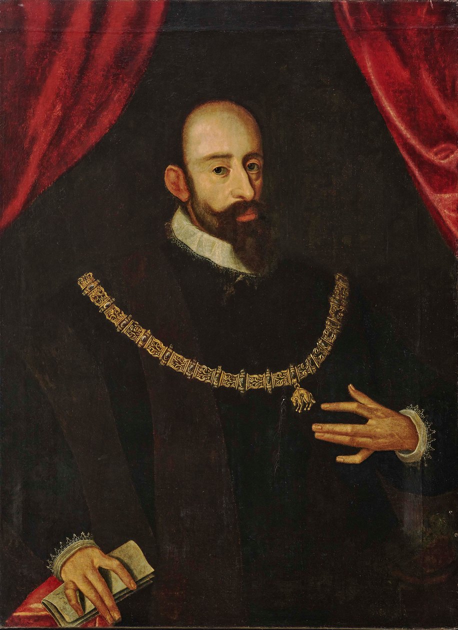 Portræt af Vilhelm V 1548-1626, hertug af Bayern. af Unbekannt