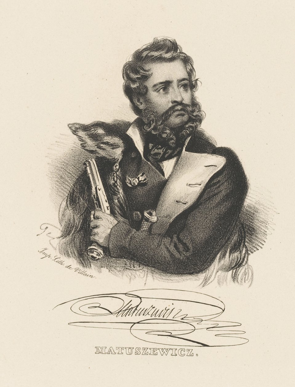 Portræt af Wincenty Matuszewicz 1801-1830. af Unbekannt
