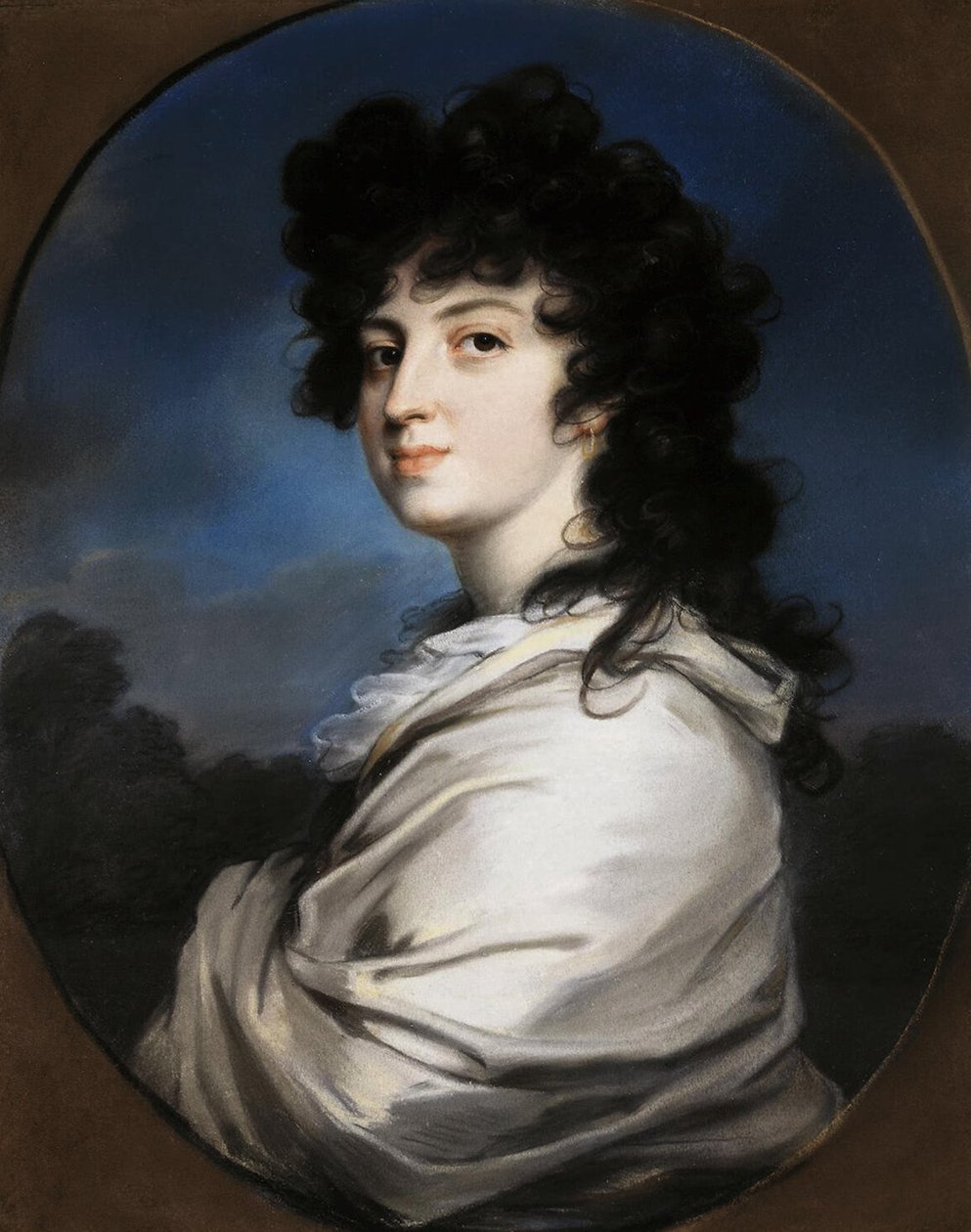 Portræt af Ekaterina Bakunina 1777-1846, s. 1810 af Unbekannt