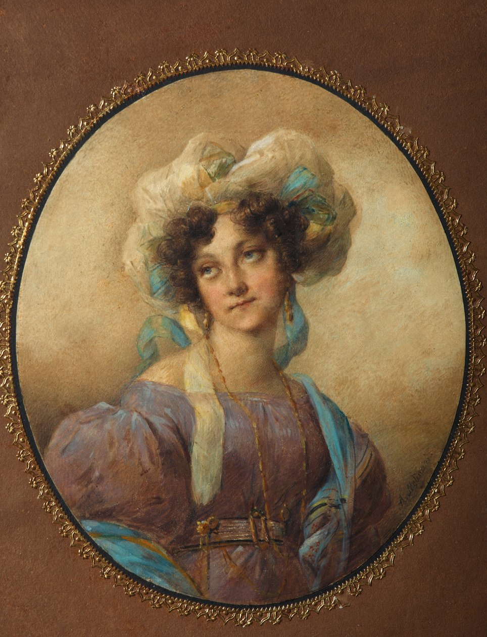 Portræt af Yelena Alexandrovna Golitsyna, født Naryshkina 1785-1855, 1820