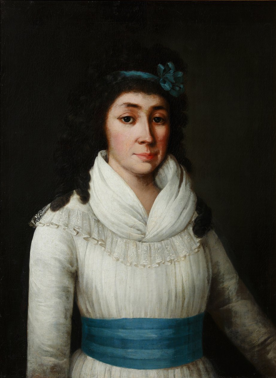Portræt af Yelizaveta Petrovna Yankova 1768-1861, født Rimskaya-Korsakova, 1794 af Unbekannt