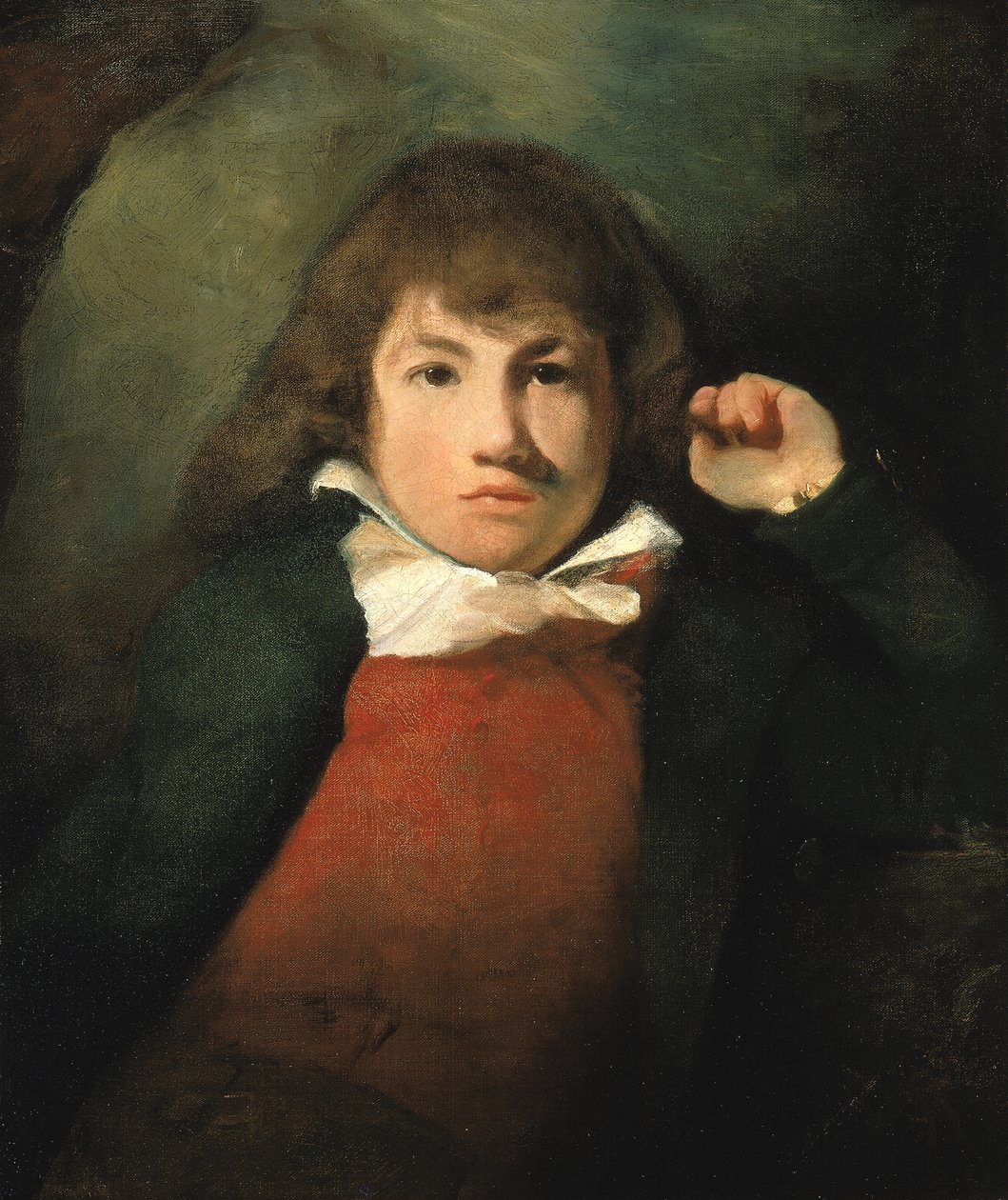 Portræt af en dreng, ca. 1800. af Unbekannt
