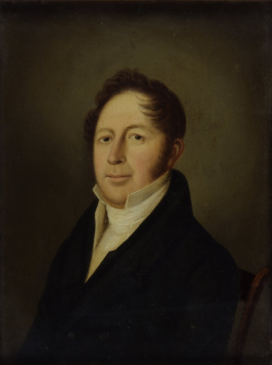 Portræt af en mand, ca. 1815. af Unbekannt