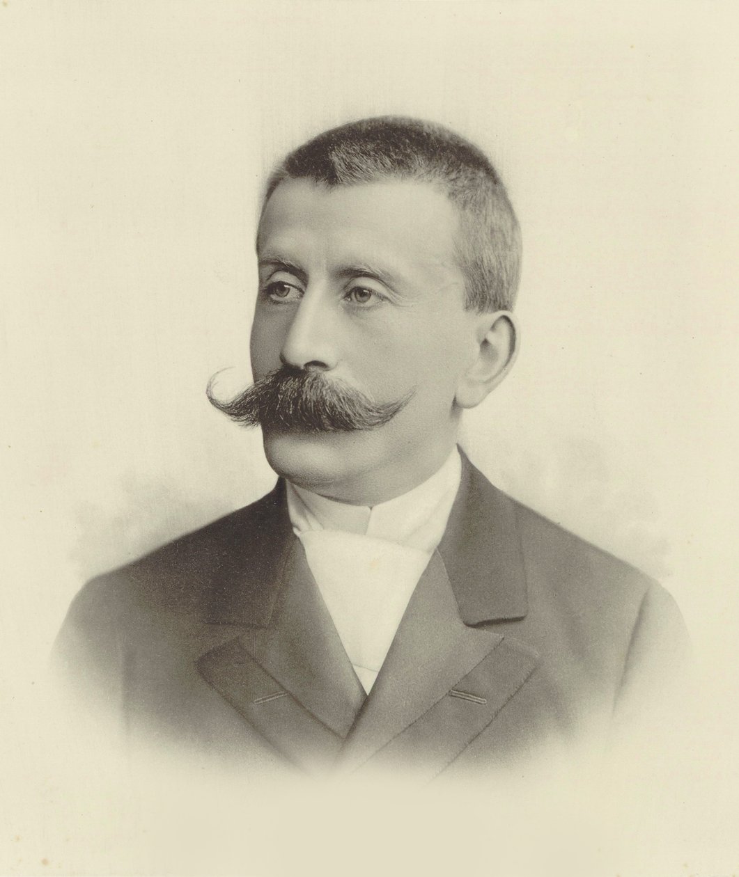 Portræt af pianist og komponist Moritz Moszkowski 1854-1925. af Unbekannt