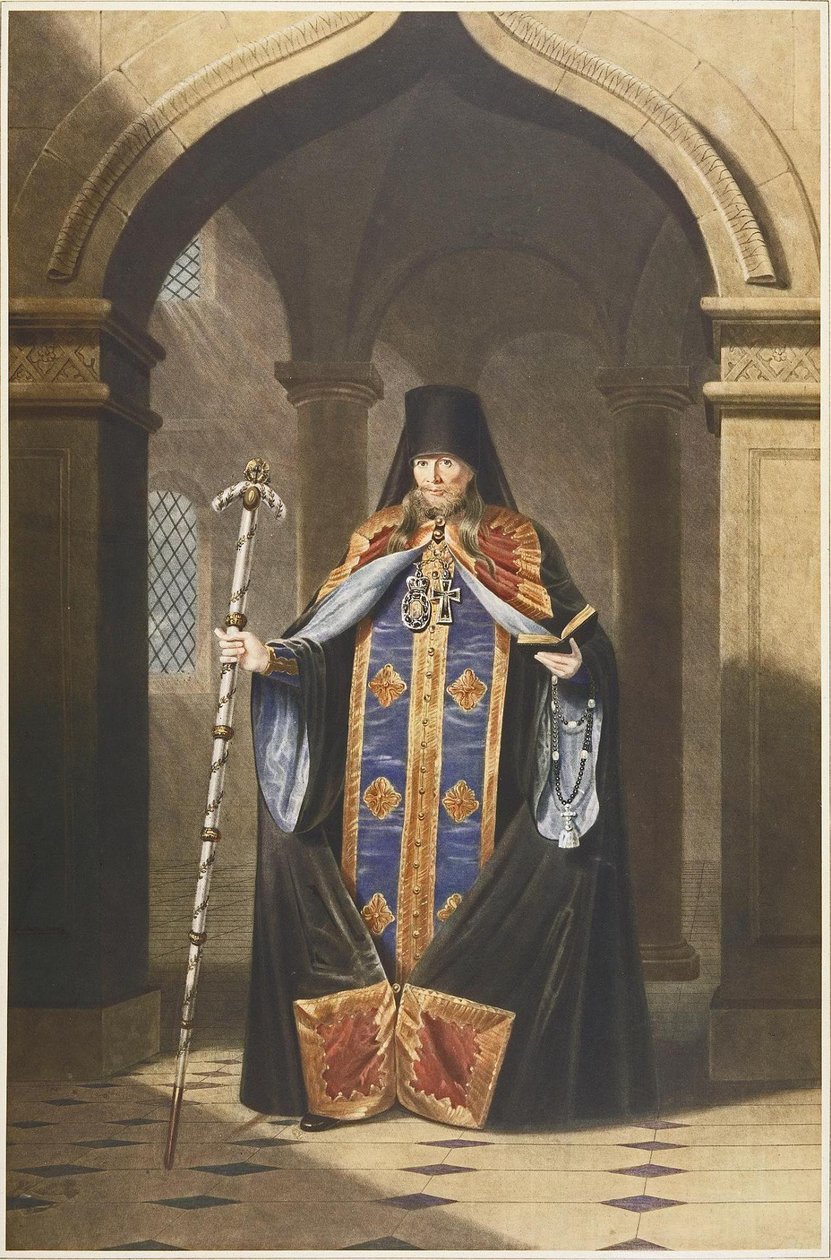 Portræt af Archimandrite Photius af Rusland 17921838, 1820