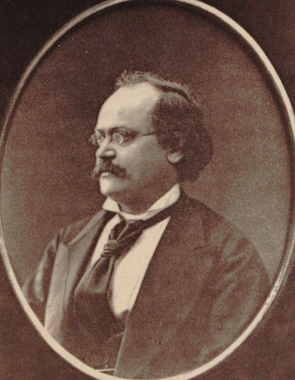 Portræt af komponisten Charles Lecocq 1832-1918, 1874. af Unbekannt
