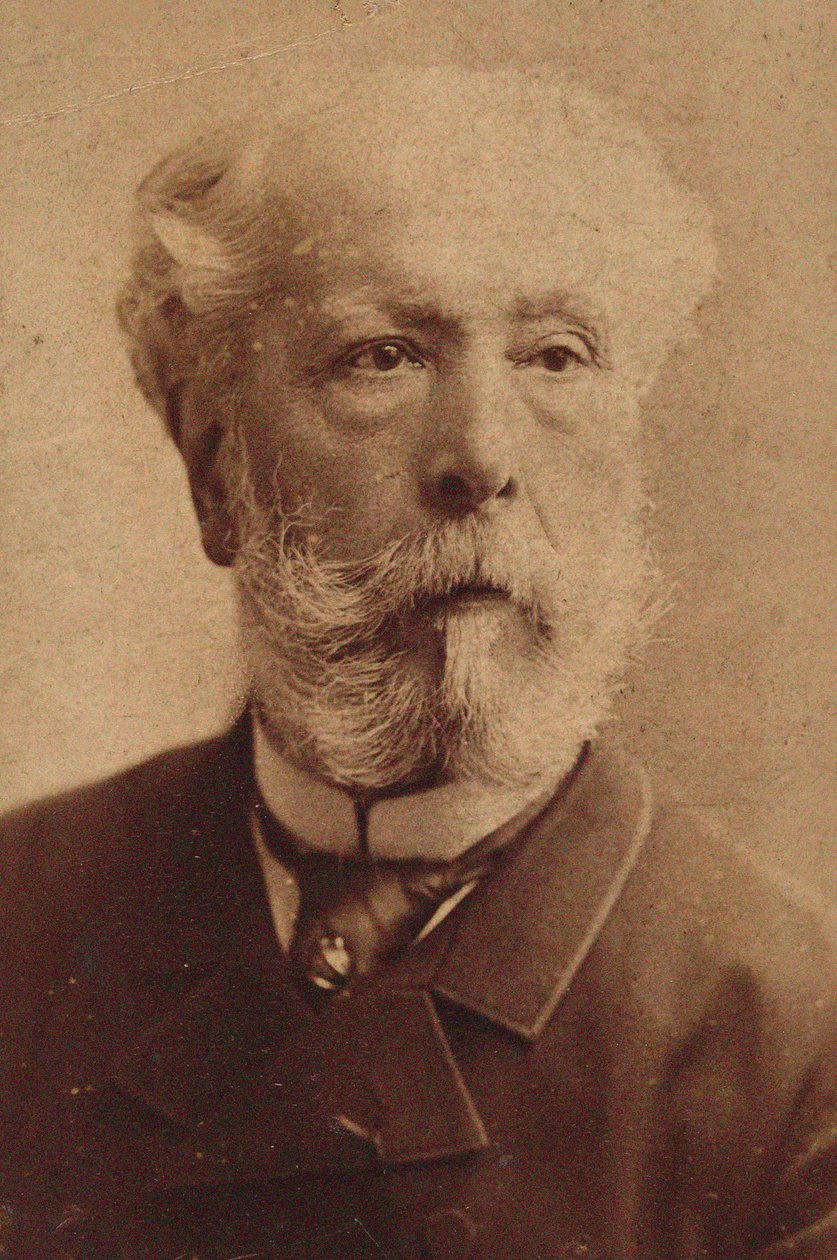 Portræt af komponisten Édouard Lalo 1823-1892, ca 1885. af Unbekannt