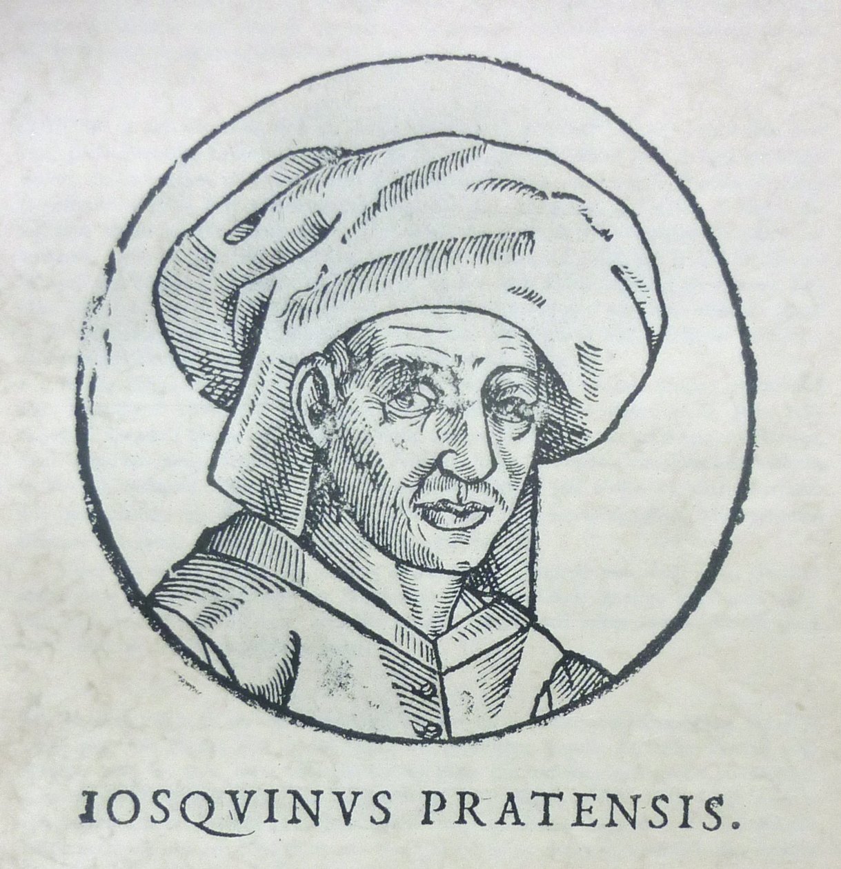 Portræt af komponisten Josquin des Prez, ca. 1610 af Unbekannt