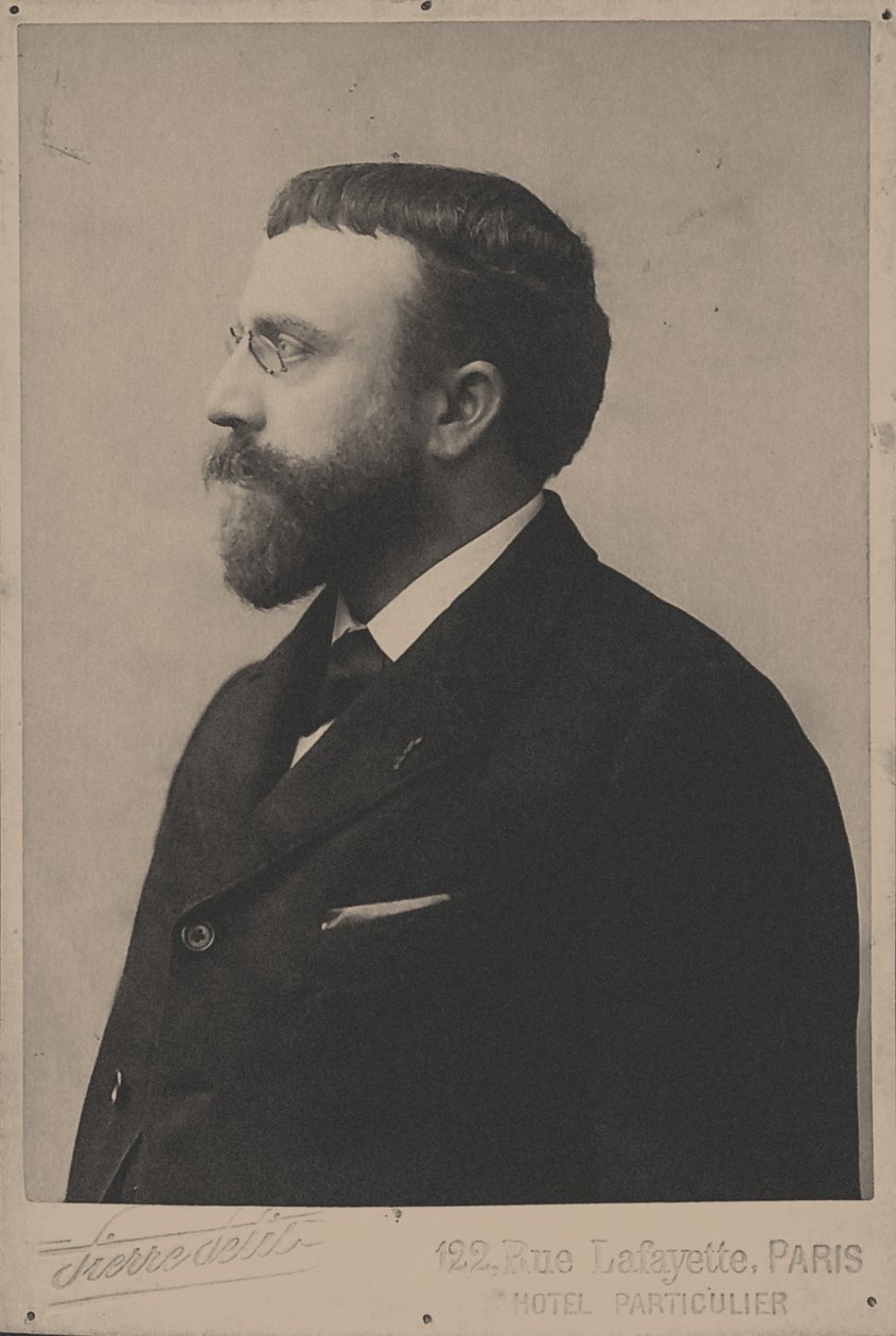 Portræt af komponisten Paul Vidal 1863-1931. af Unbekannt