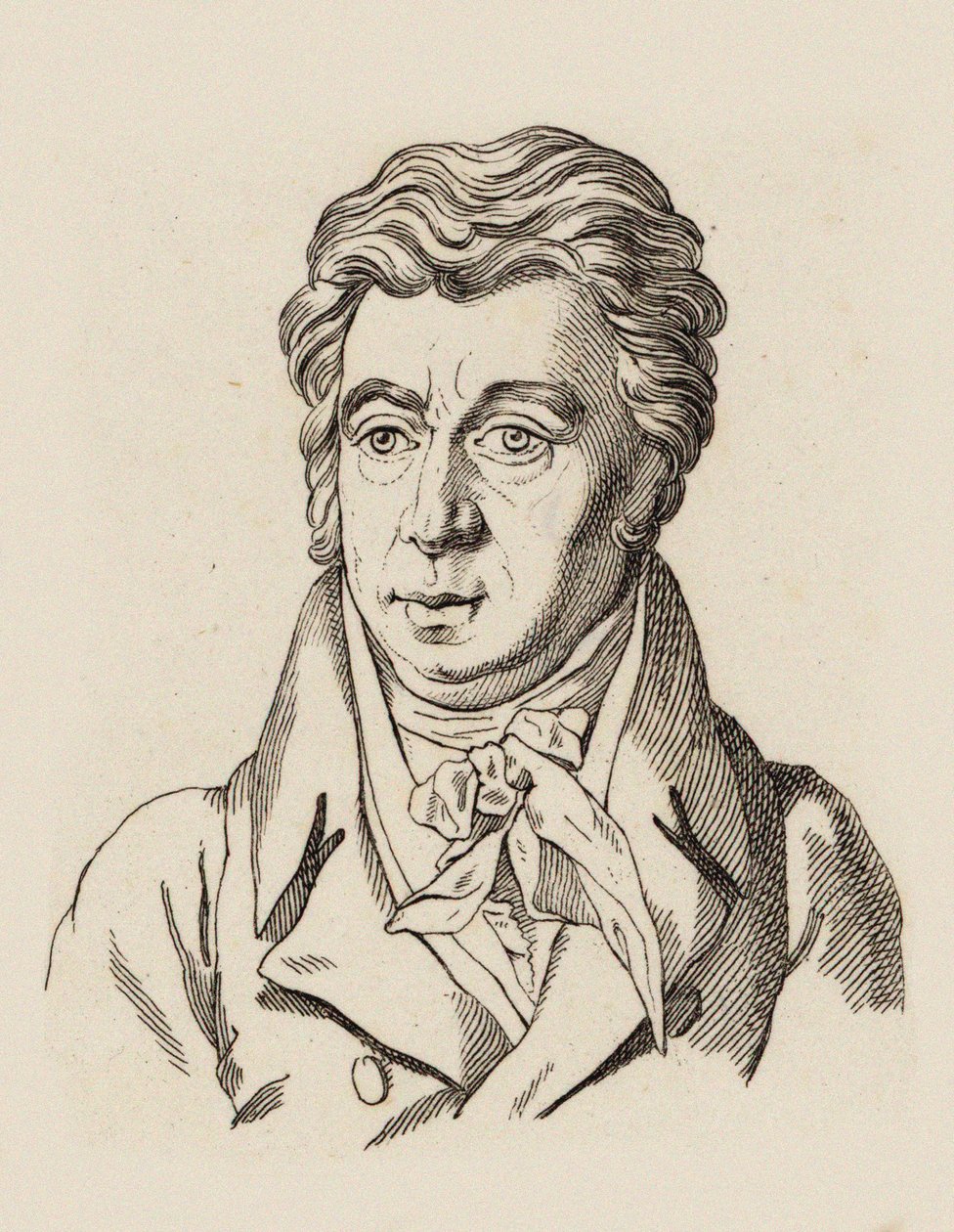 Portræt af komponisten Peter von Winter 1754-1825, ca 1820. af Unbekannt