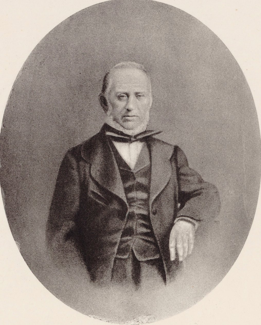 Portræt af komponisten Saverio Mercadante 1795-1870. af Unbekannt