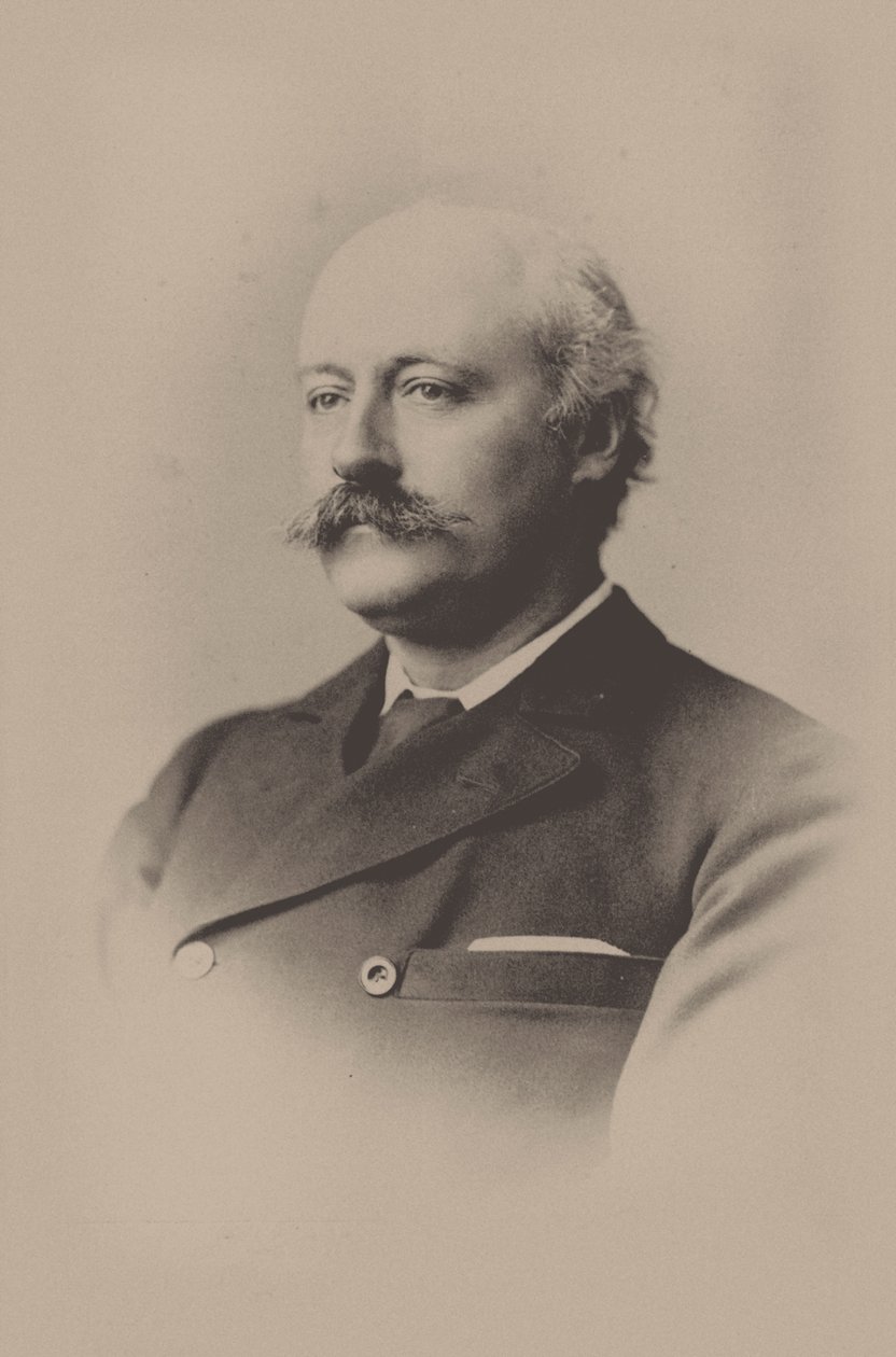 Portræt af komponisten Sir Charles Hubert Hastings Parry 1848-1918, 1891. af Unbekannt