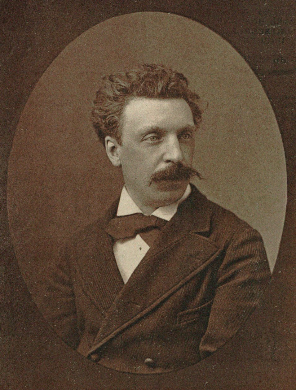 Portræt af komponisten Victorin de Joncières 1839-1903. af Unbekannt
