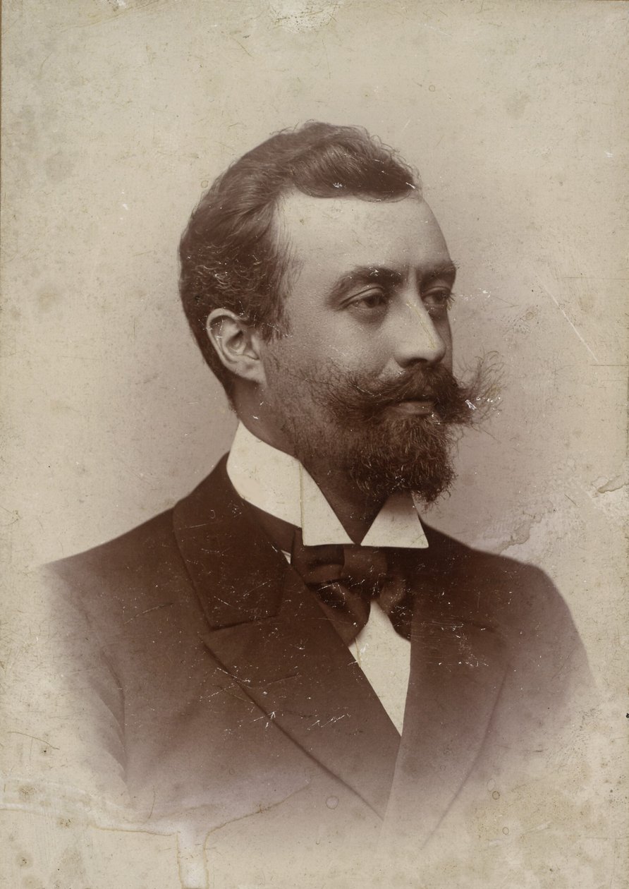 Portræt af komponisten og organisten Alfred Tofft 1865-1931, 1898. af Unbekannt