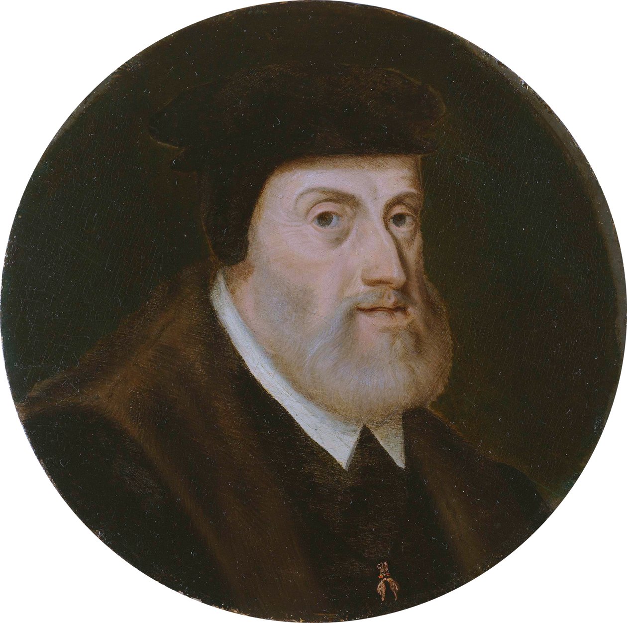 Portræt af kejser Karl V 1500-1558, ca. 1550 af Unbekannt