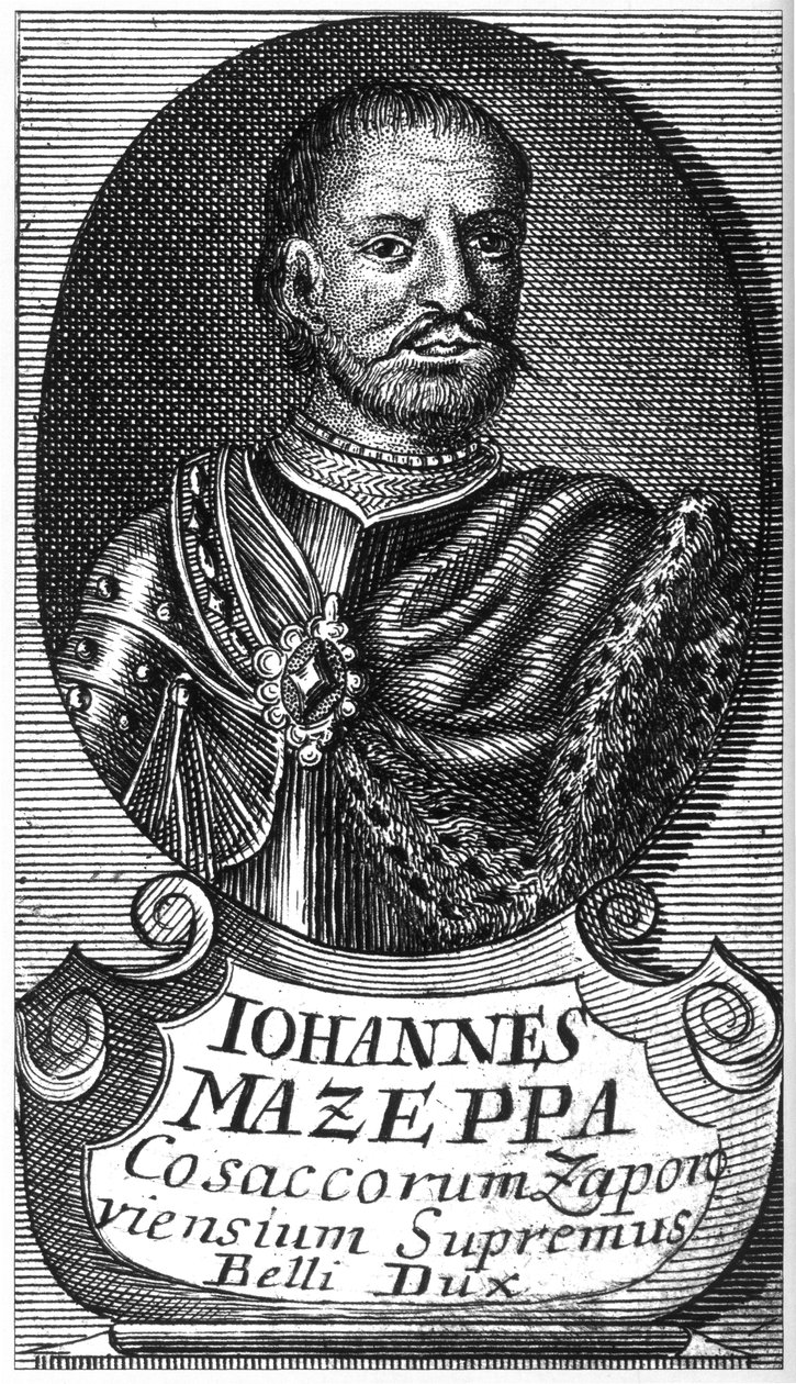 Portræt af Hetman Ivan Mazepa 1639-1709, begyndelsen af det 18. af Unbekannt