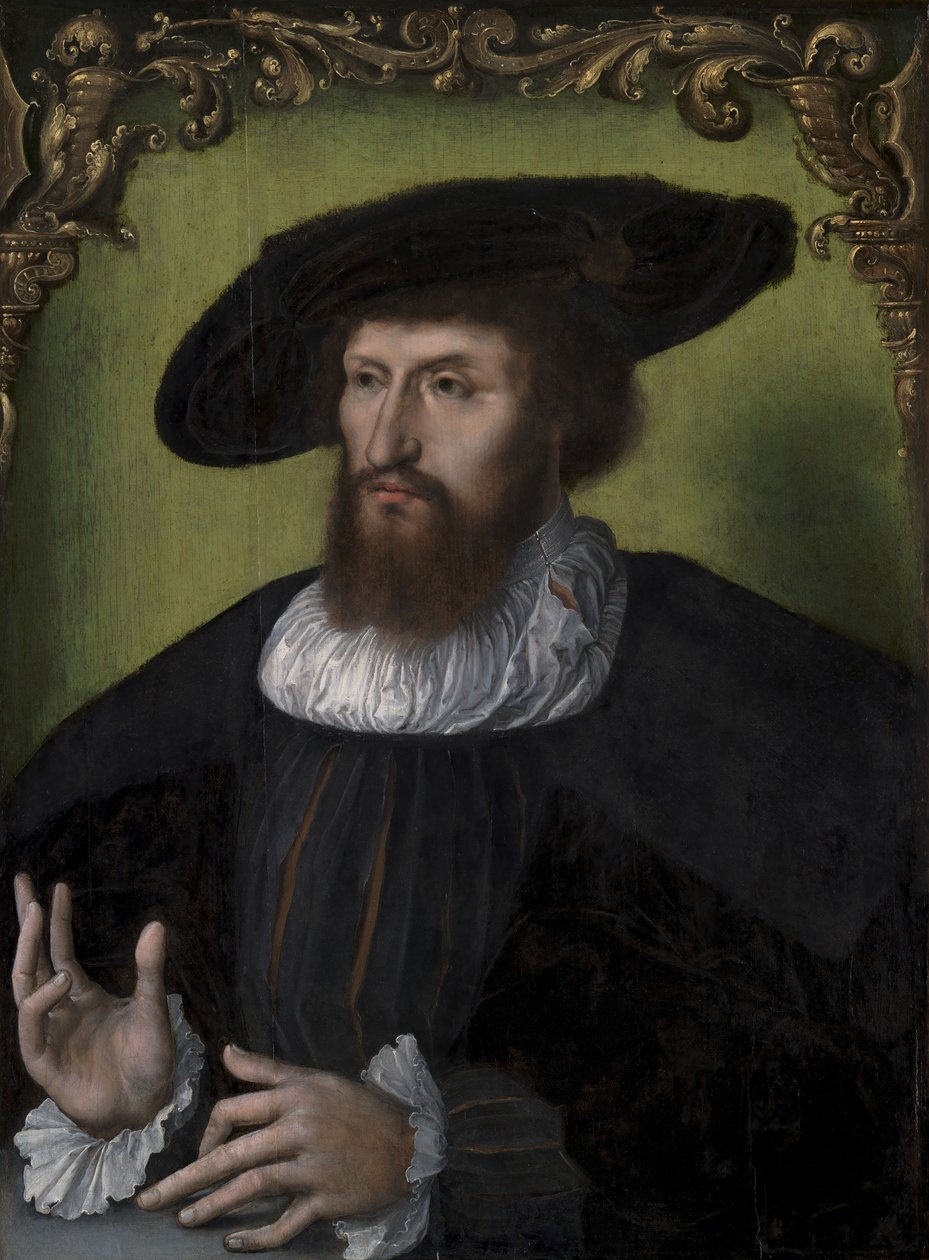Portræt af Kong Christian II af Danmark 1481-1559, 1514-1516. af Unbekannt