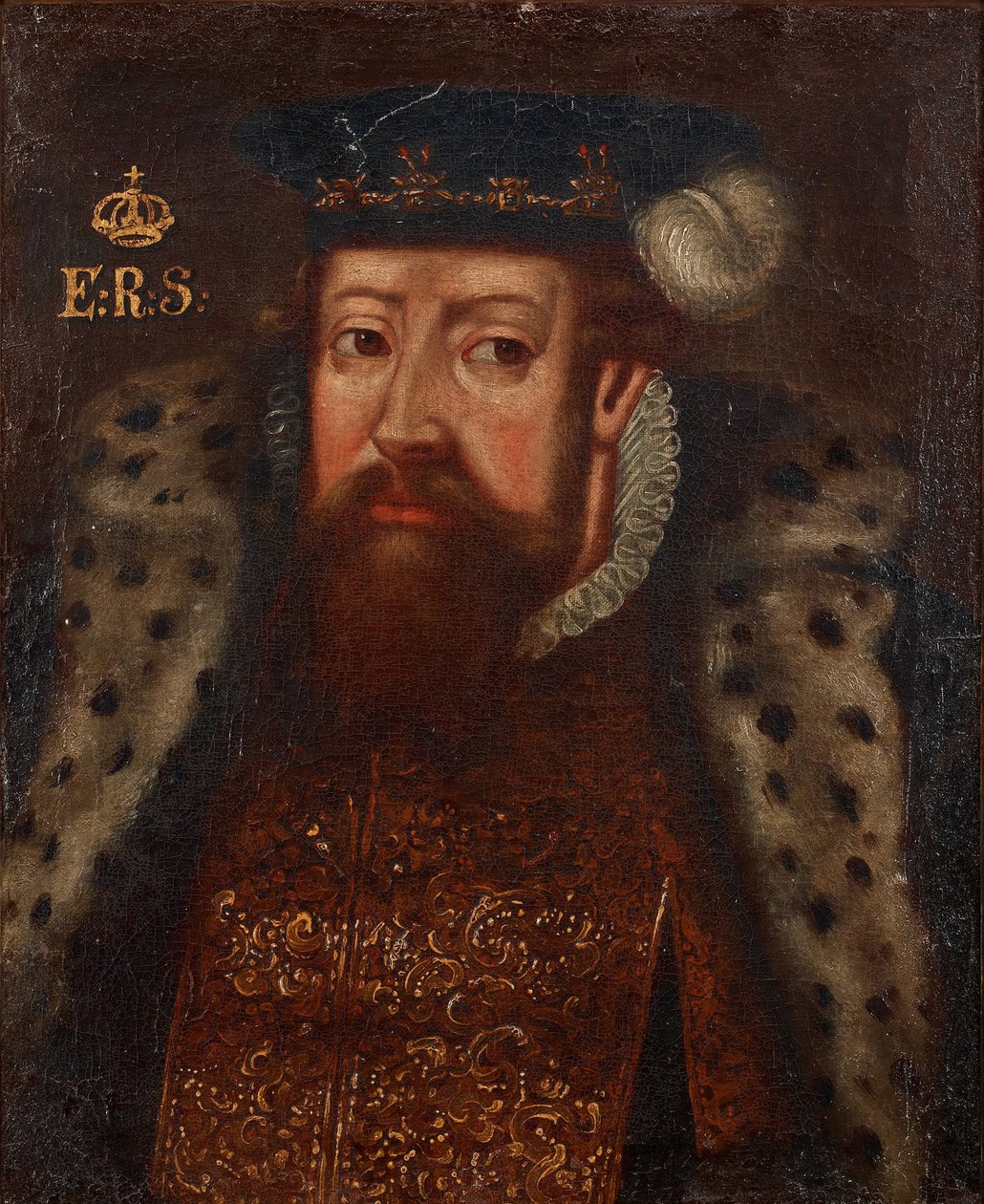 Portræt af kong Erik XIV af Sverige 1533-1577, um 1700 af Unbekannt