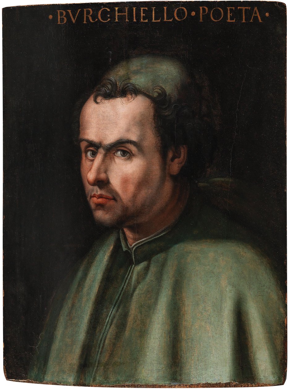 Portræt af digteren Domenico af Giovanni Burchiello 1404-1449, 1500-tallet. af Unbekannt