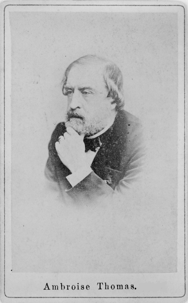 Portræt af komponisten Amboise Thomas 1811-1896, ca 1860-1870. af Unbekannt