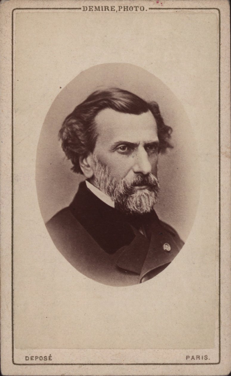 Portræt af komponisten Ambroise Thomas 1811-1896, 1860