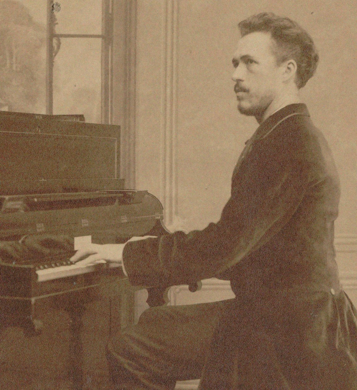 Portræt af komponisten Benjamin Godard 1849-1895, 1882. af Unbekannt