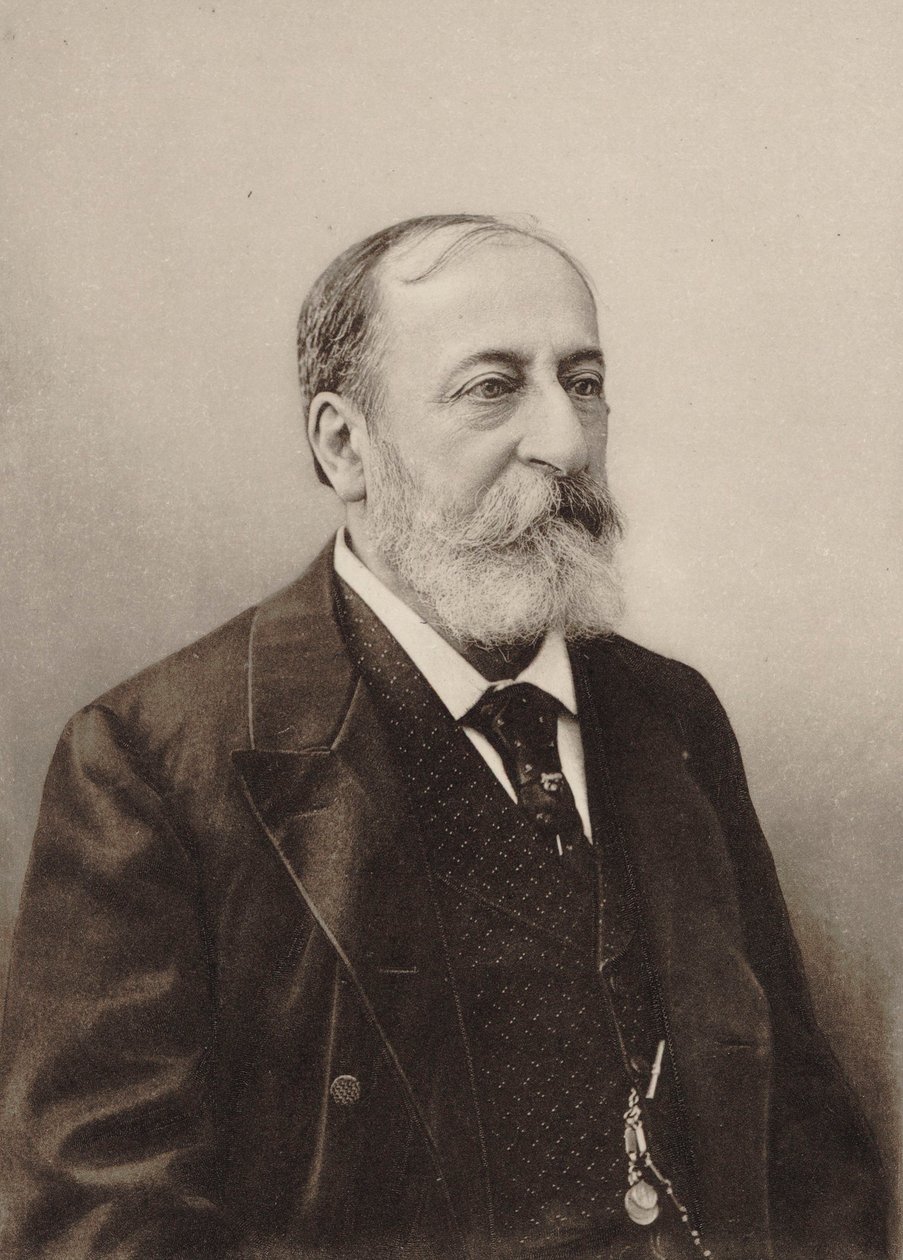 Portræt af komponisten Camille Saint-Saëns 1835-1921, 1900. af Unbekannt