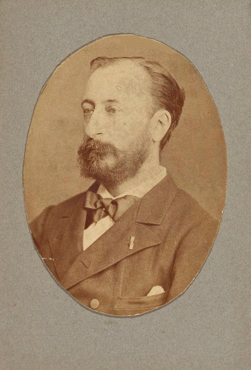 Portræt af komponisten Camille Saint-Saëns 1835-1921, ca. 1880. af Unbekannt