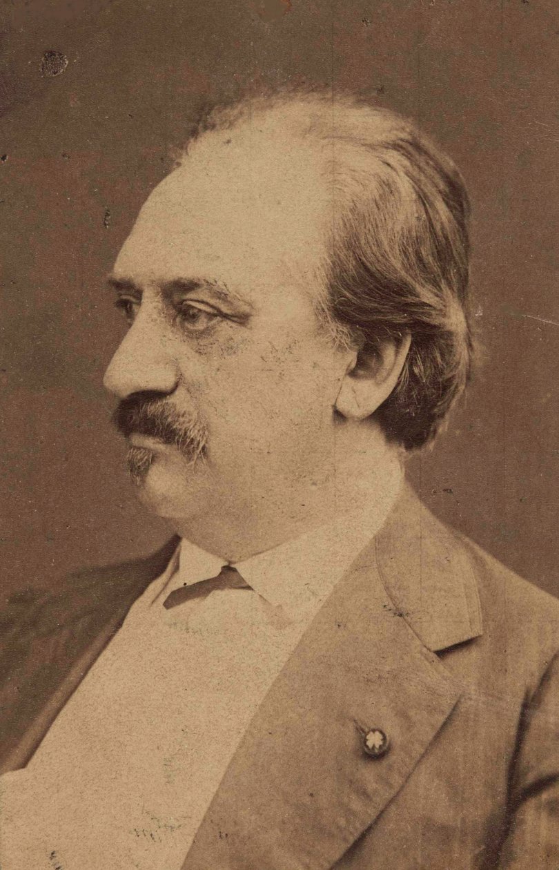 Portræt af komponisten Friedrich von Flotow 1812-1883, ca. 1880. af Unbekannt