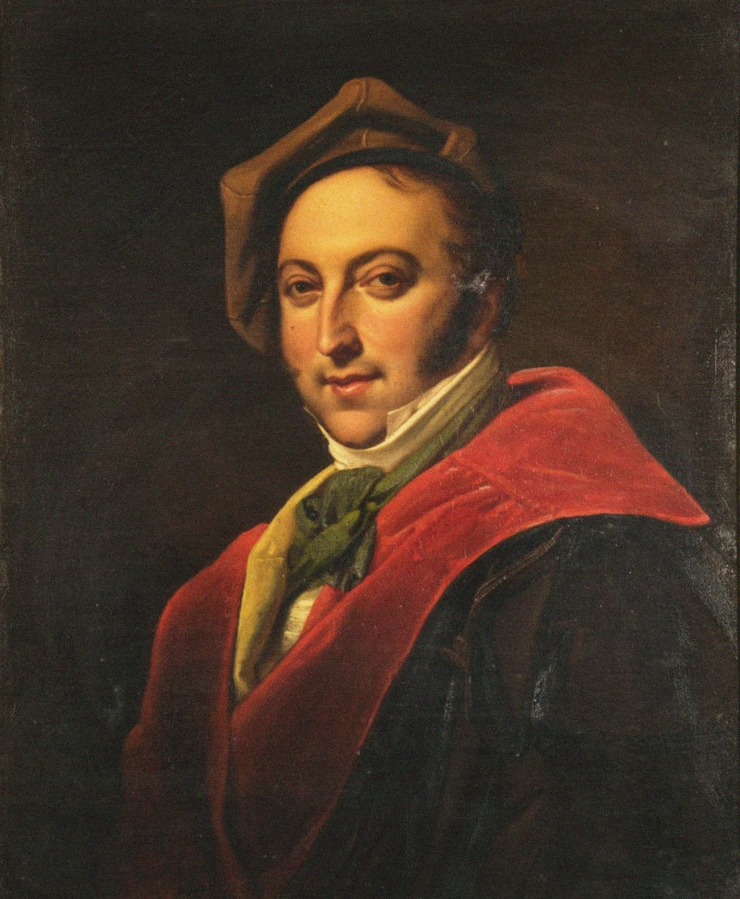 Portræt af komponisten Gioachino Antonio Rossini 1792-1868. af Unbekannt