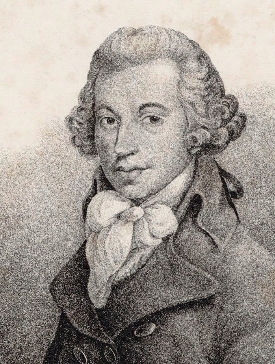 Portræt af komponisten Ignace Pleyel 1757-1831. af Unbekannt