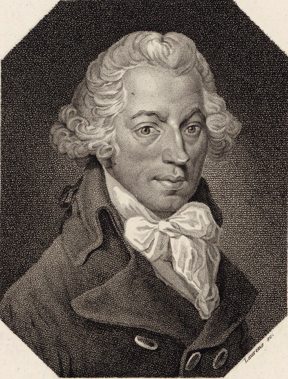 Portræt af komponisten Ignace Pleyel 1757-1831. af Unbekannt