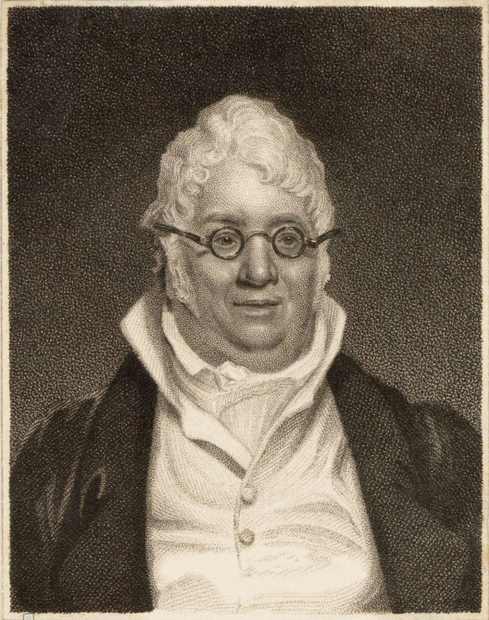 Portræt af komponisten James Hook 1746-1827, ca. 1800. af Unbekannt