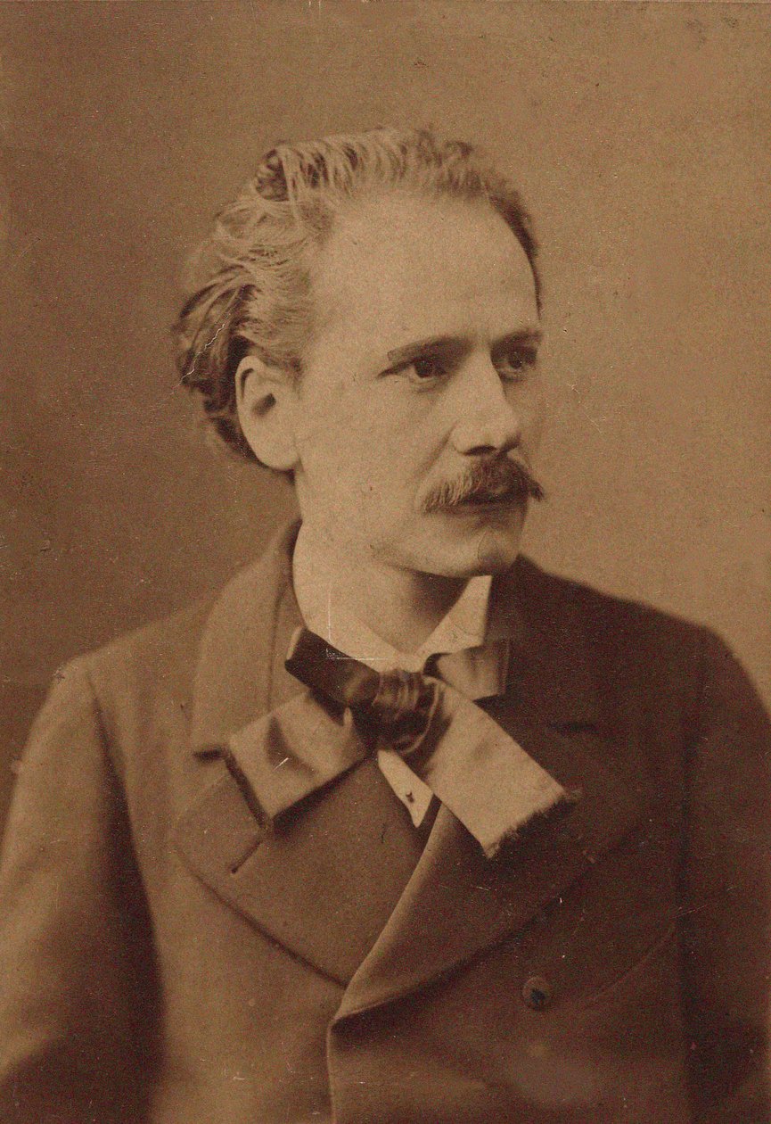 Portræt af komponisten Jules Massenet 1842-1912, ca 1885. af Unbekannt