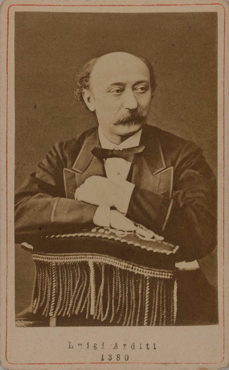 Portræt af komponisten Luigi Arditi 1822-1903, 1880. af Unbekannt