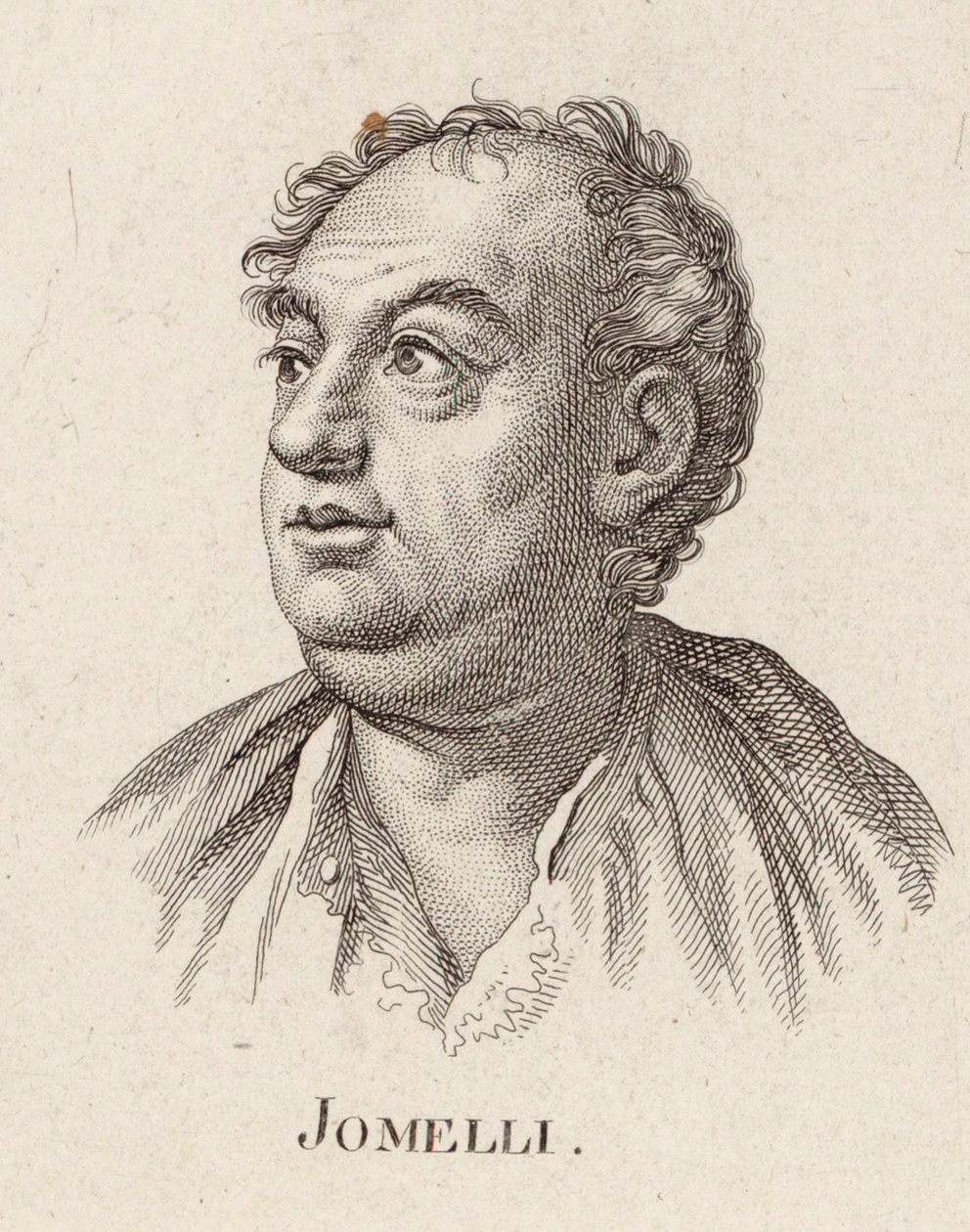 Portræt af komponisten Niccolò Jommelli 1714-1774. af Unbekannt