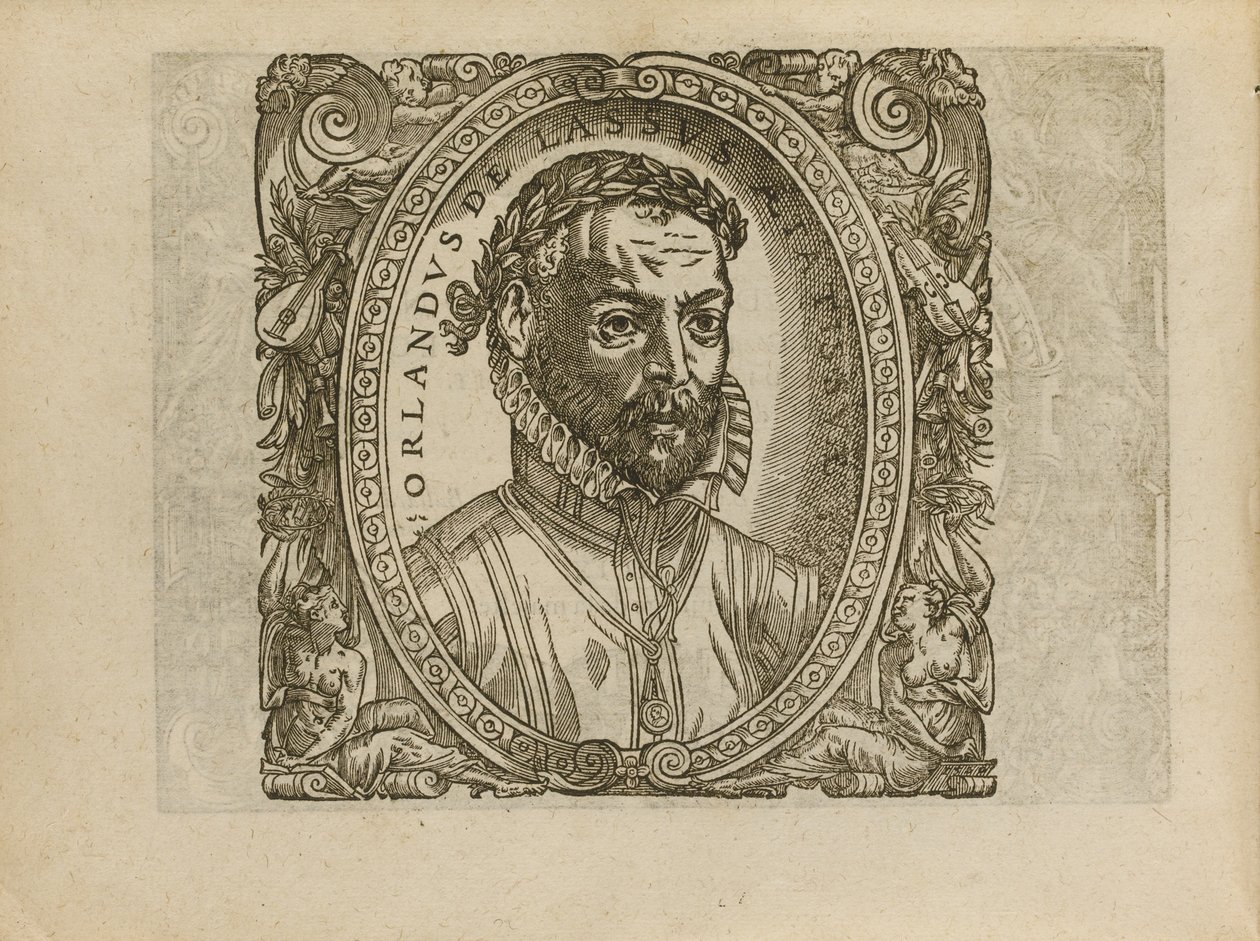 Portræt af komponisten Roland de Lassus 1532-1594, 1560 af Unbekannt