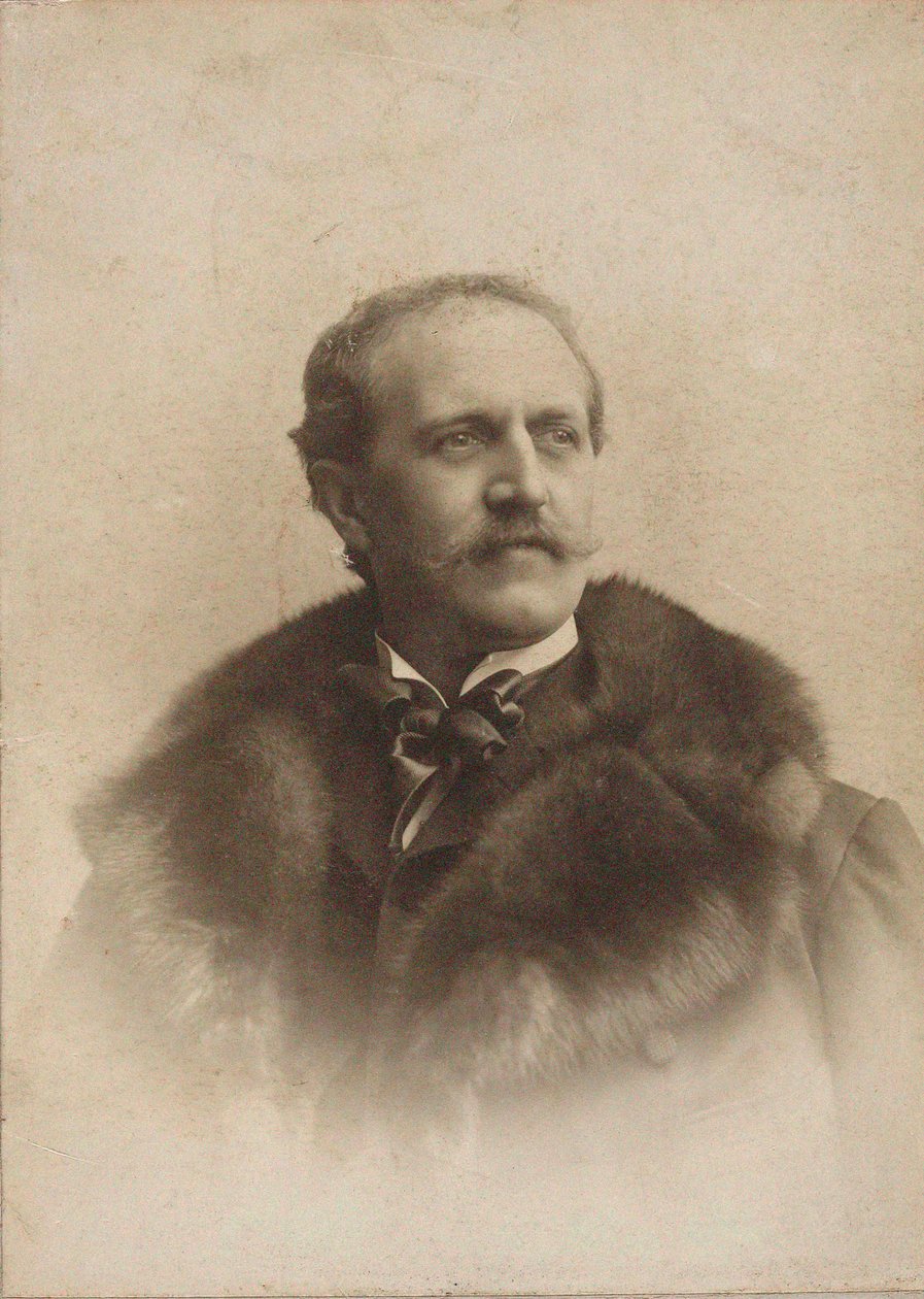 Portræt af dirigenten og komponisten Hans Winderstein 1856-1925, ca. 1900. af Unbekannt