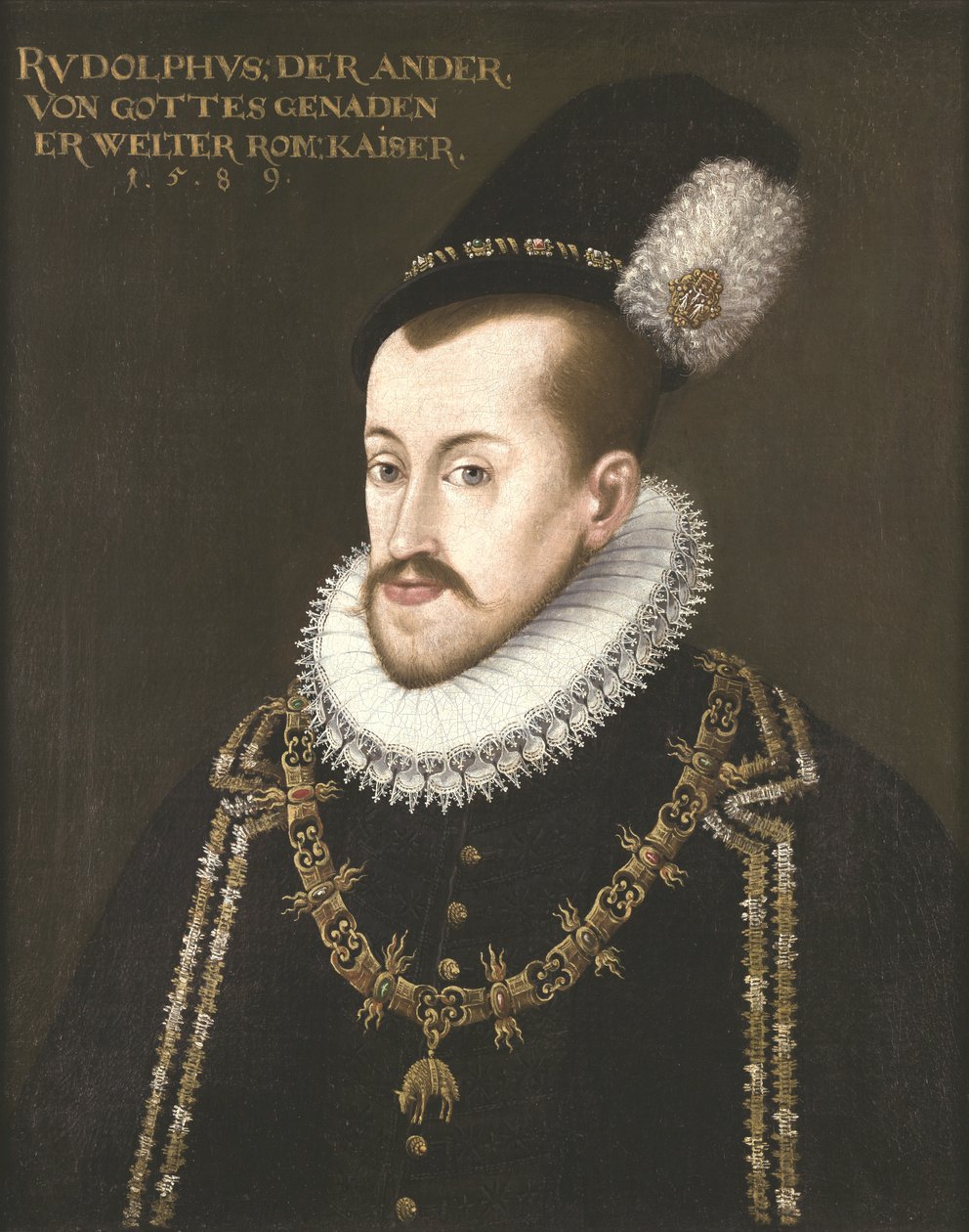 Portræt af kejser Rudolf II af Unbekannt