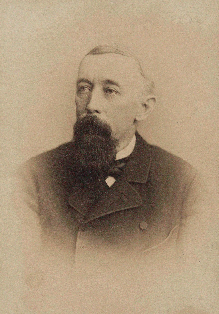 Portræt af librettisten og komponisten Franz Friedrich Richard Genée 1823-1895, ca. 1880. af Unbekannt