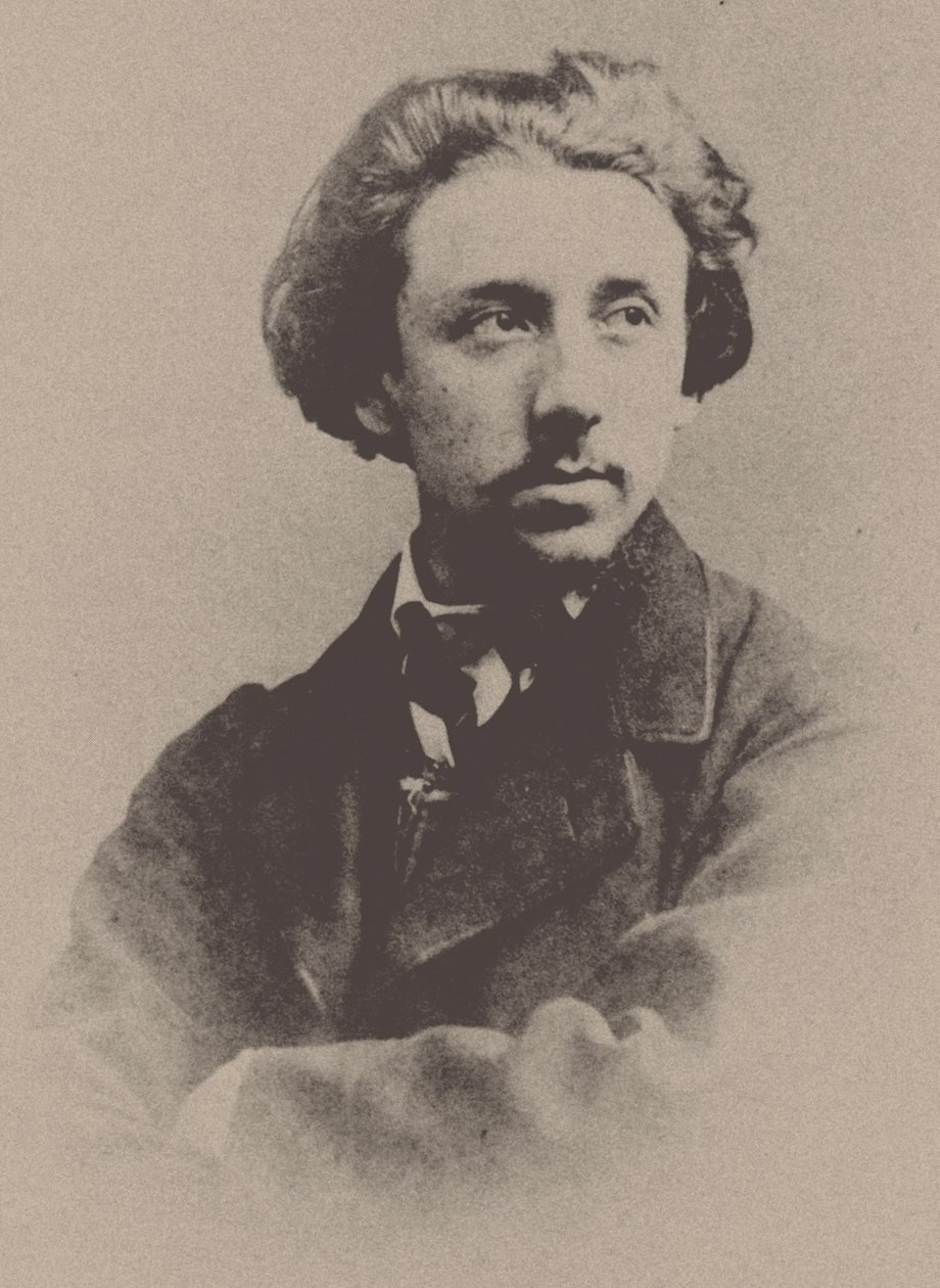 Portræt af pianisten og komponisten Wilhelm Hill 1838-1902. af Unbekannt