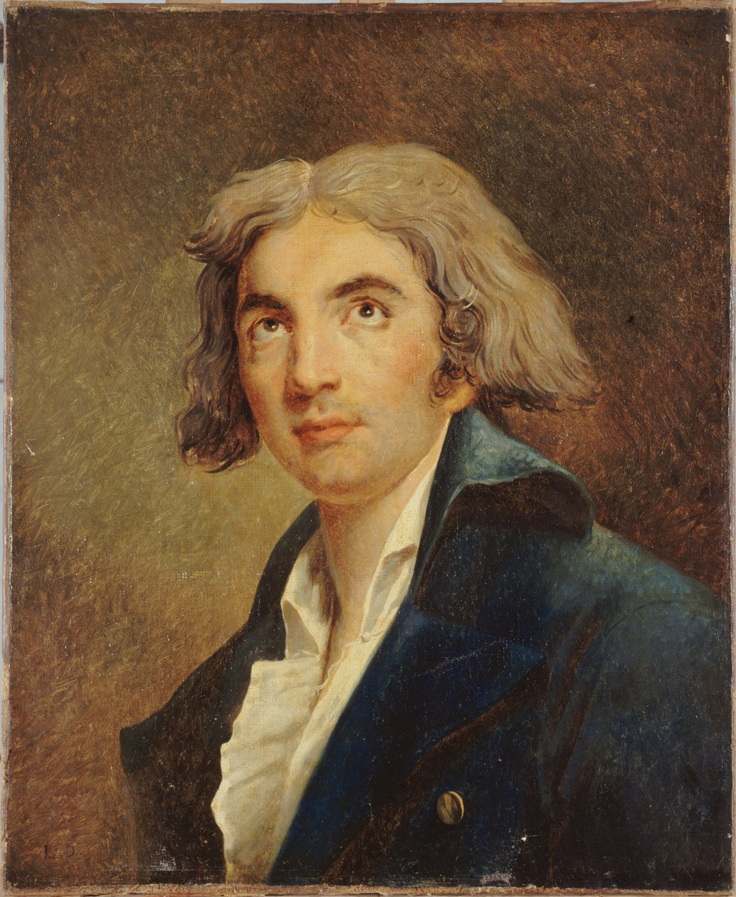 Portræt af digteren André Chénier 1762-1794, ca. 1795. af Unbekannt