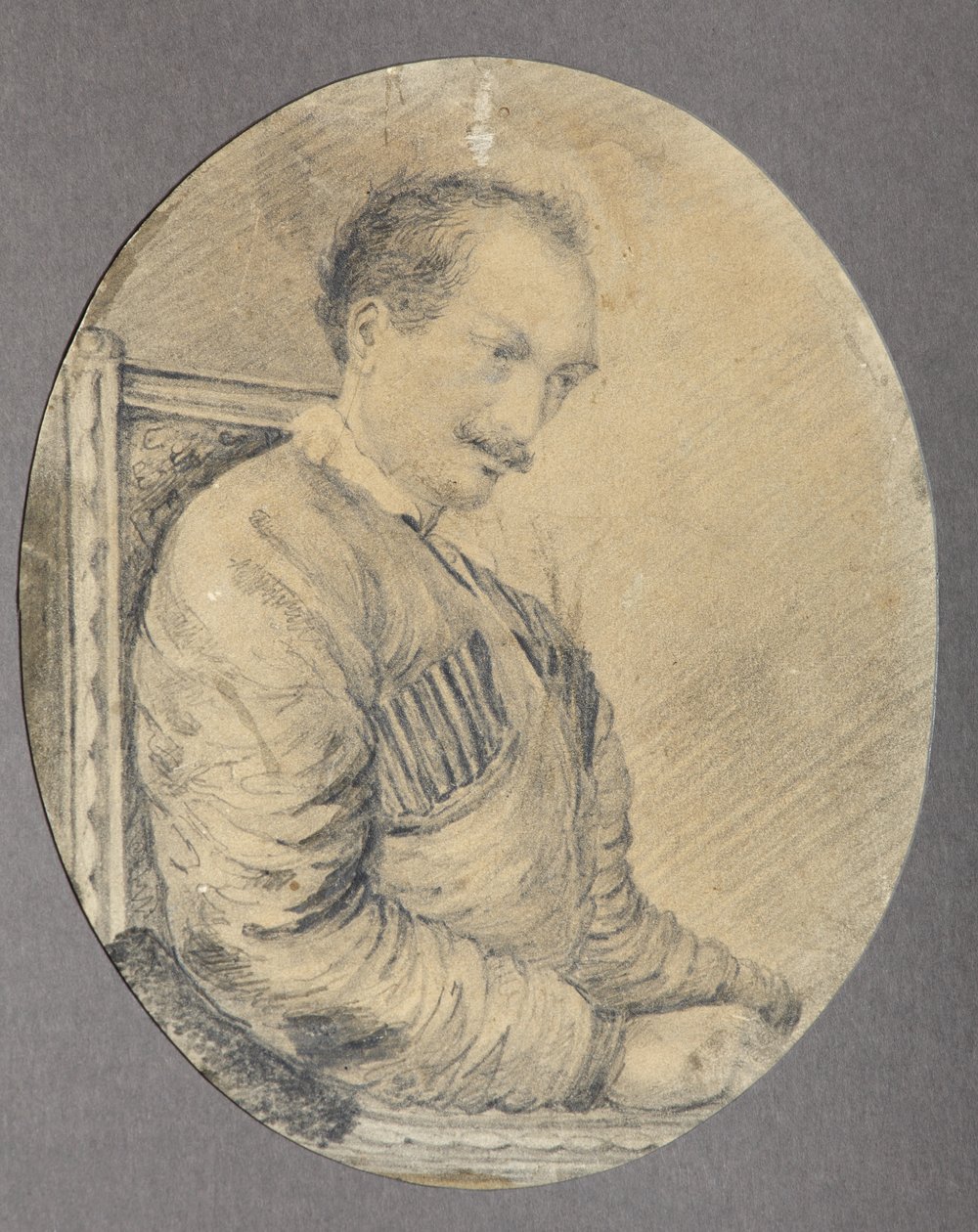 Portræt af digteren, decembrist-greve Alexander I. Odoevsky 1802-1839, 1837-1839 af Unbekannt