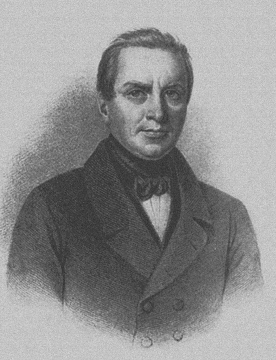Portræt af digteren Ivan Petrovich Myatlev 1796-1844, begyndelsen af det 19. af Unbekannt