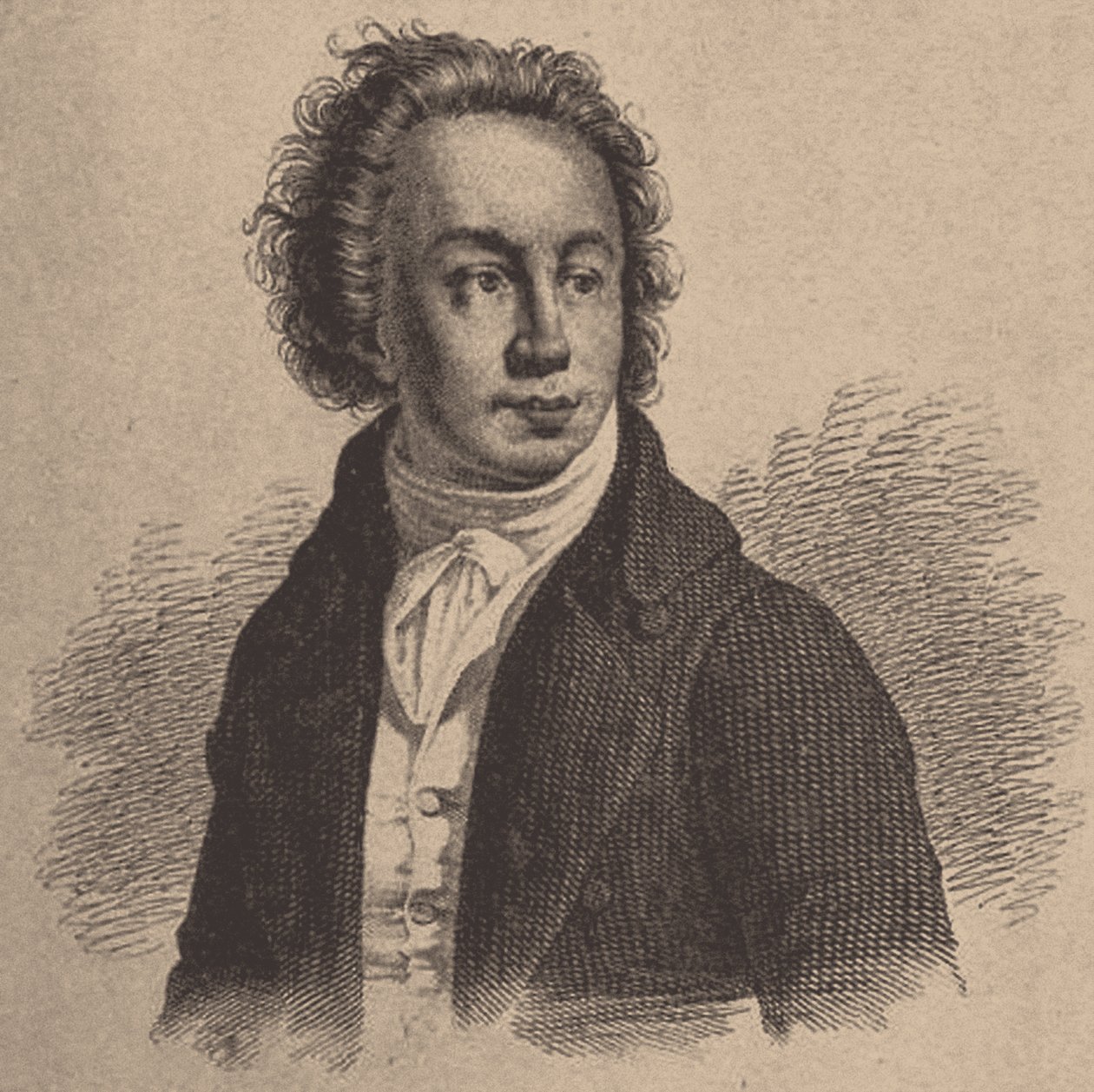 Portræt af digteren Ivan S. Barkov 1732-1768, 1800-tallet af Unbekannt