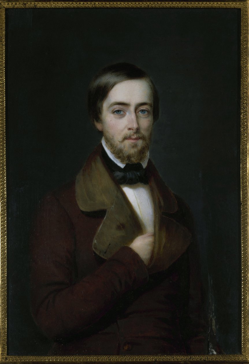 Portræt af digteren Joseph Méry 1798-1866, ca. 1830-1840. af Unbekannt