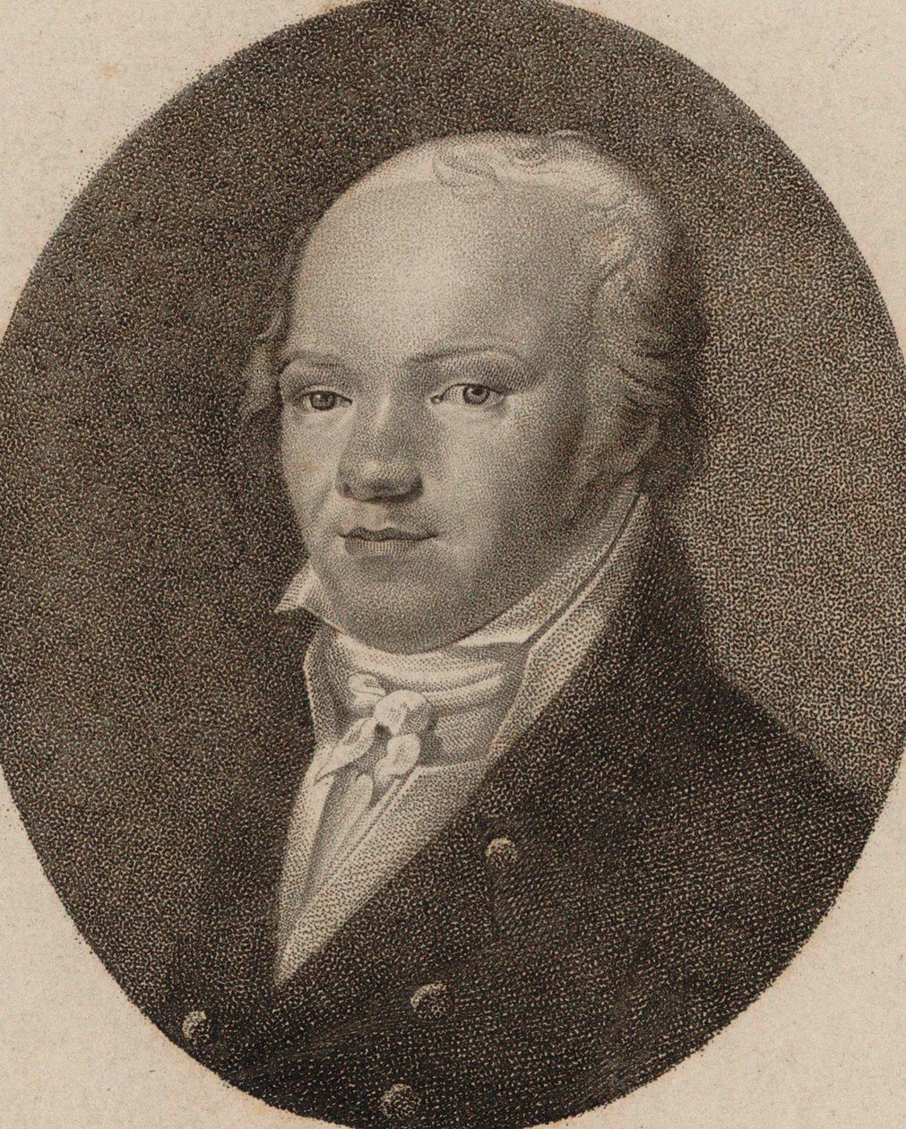 Portræt af violinisten og komponisten Andreas Romberg 1767-1821, ca. 1800. af Unbekannt