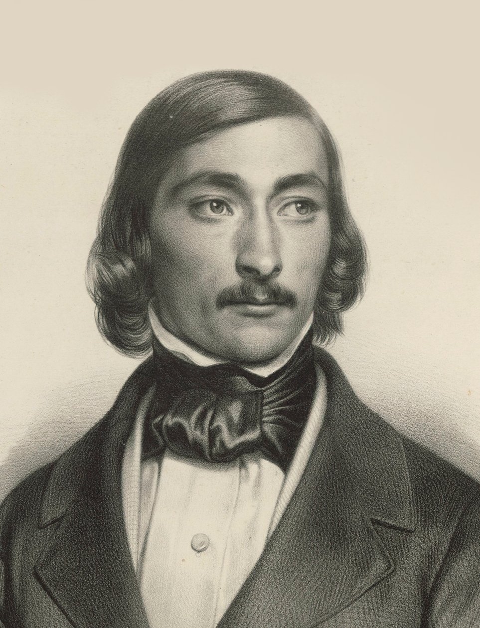 Portræt af violinisten og komponisten Delphin Alard 1815-1888, ca. 1840. af Unbekannt