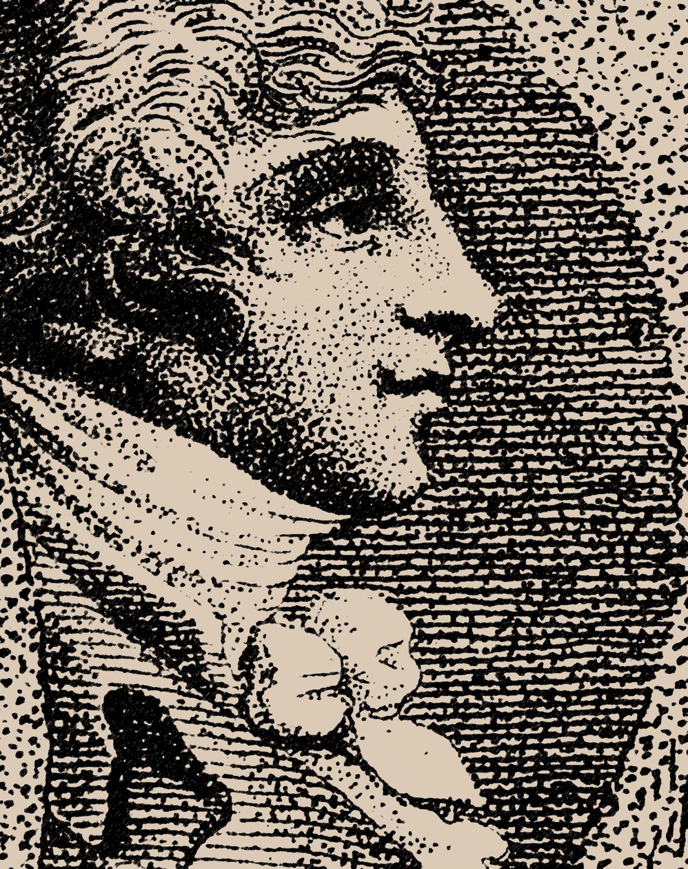 Portræt af violinisten og komponisten Feliks Janiewicz 1762-1848. af Unbekannt